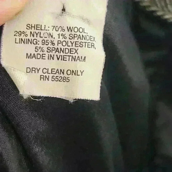 Express women's "editor" gray lined wool blend pants size 4 - Picture 7 of 7